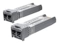 Miniatyrbild 1 av 5: Ubiquiti - SFP-sändar/mottagarmodul (mini-GBIC) - 10GbE - LC multiläge - upp till 300 m (paket om 2)