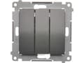 Miniatyrbild 3 av 5: Kontakt-Simon DP31.01/48, Tryckknappsbrytare, Plast, Antracit, IP20, 250 V, 10 A