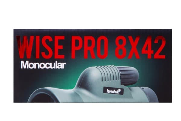 Levenhuk Wise PRO 8x42, 500 g, 180 mm, 85 mm, 70 mm, 1 m, Musta