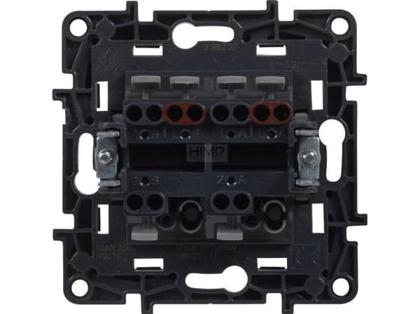 Legrand Niloe stegbrytare 863308 aluminium dubbel