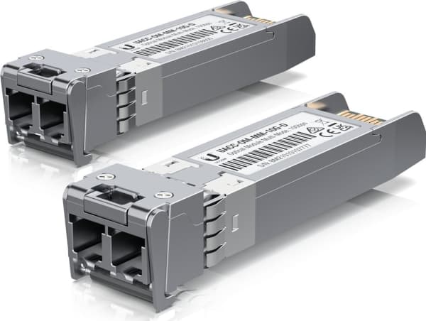 Ubiquiti UACC-OM-MM-10G-D - SFP+ transceivermodul - 10GbE - LC multimodus - opp til 300 m - 850 nm (en pakke 20)