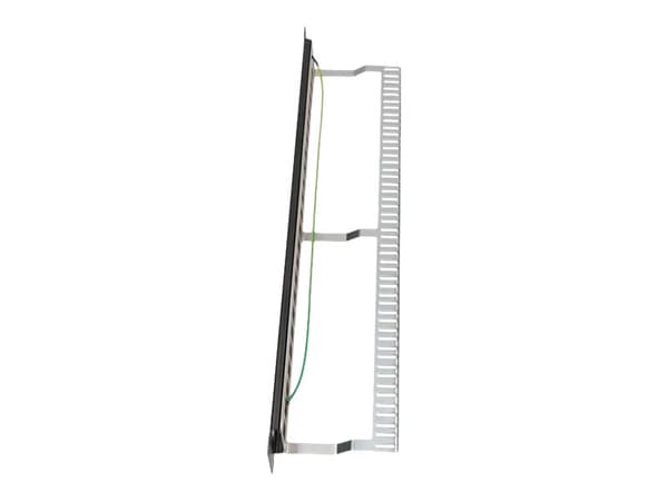 Extralink 24 PORT STP 19\" MODULAR PATCHPANEL, Kytkentäpaneeli, Musta, Metalli, 1U, Pyöreä, 48,3 cm (19")