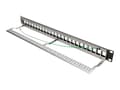 Pikkukuva 5 / 5: Extralink 24 PORT STP 19\" MODULAR PATCHPANEL, Kytkentäpaneeli, Musta, Metalli, 1U, Pyöreä, 48,3 cm (19")