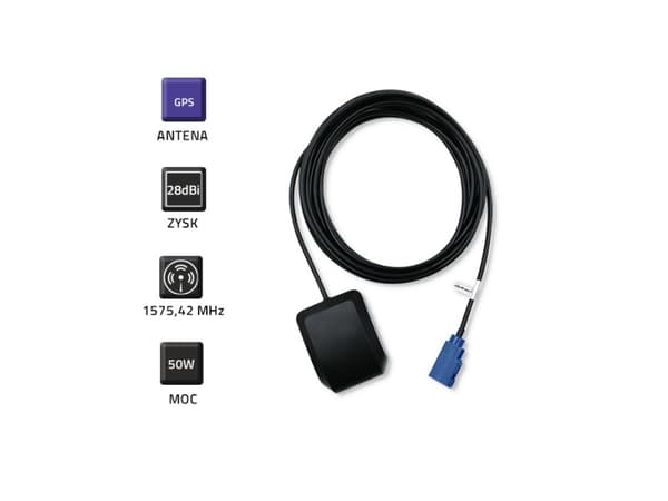 Qoltec - Antenne - navigasjon - 28 dBi - utendørs
