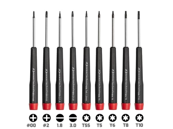 OWC OWCDIYIMACGEN, Verktøysett, Universell, Rengjøringsklut, Skrutrekker, Pirkepinne, Sugekopp, Pinsett, Flat, Philips, Star, 2 pinsetter, Sort