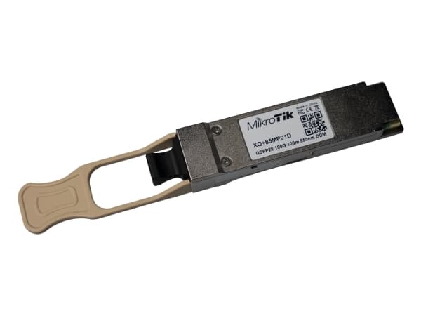 Mikrotik XQ+85MP01D, valokuitu, 100000 Mbps, QSFP28, MTP/MPO, 100 m, 850 nm, 100 m, 850 nm