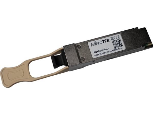 Mikrotik XQ+85MP01D, valokuitu, 100000 Mbps, QSFP28, MTP/MPO, 100 m, 850 nm, 100 m, 850 nm