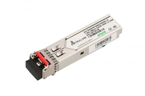 Extralink - SFP (mini-GBIC) transceivermodul - CWDM - LC-enkeltmodus - opp til 40 km - 1590 nm