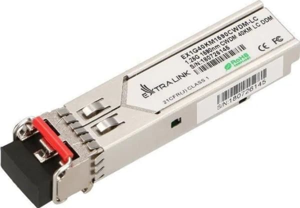 Extralink - SFP (mini-GBIC) transceivermodul - CWDM - LC-enkeltmodus - opp til 40 km - 1590 nm