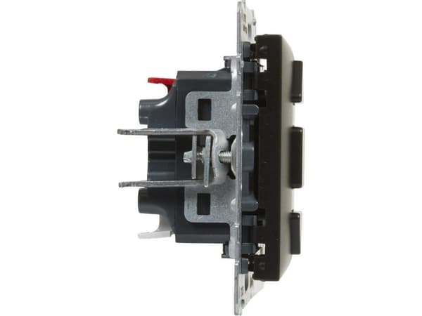 Legrand SUNO - Rullaverhokytkin - 6 AX - 250 V~ - 3-asento: ylös, alas, pysäytys - rullaverhojen suora ohjaus, musta - Legrand 721439 himp