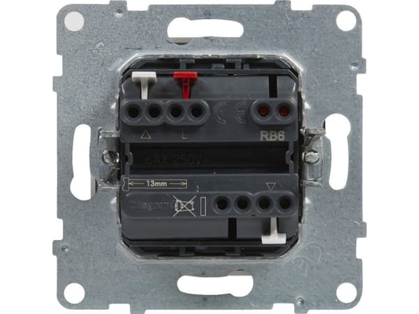 Legrand SUNO - Rullesjalusibryter - 6 AX - 250 V~ - 3 posisjoner: opp, ned, stopp - direkte rullelukkerkontroll, Hvit - Legrand 721139 himp