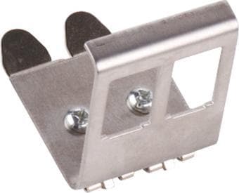 Alantec keystone-monteringsadapter för DIN-skena (TH-35) 2x keystone-modul ALANTEC - ALANTEC