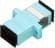 Alantec OM3 SC simpleks multimodus fiberoptisk adapter ALANTEC - ALANTEC