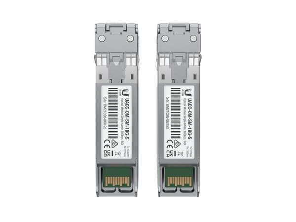 Ubiquiti - SFP-sändar/mottagarmodul (mini-GBIC) - 10GbE - 10GBASE-BiDi - LC enkelläge - upp till 10 km - 1270 nm / 1330 nm (paket om 2)