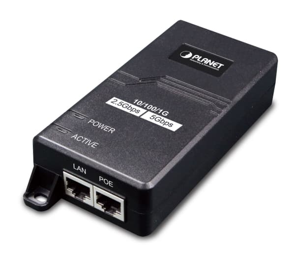 PLANET Single-Port Multigigabit, IEEE 802.3, IEEE 802.3ab, IEEE 802.3af, IEEE 802.3at, IEEE 802.3bz, IEEE 802.3u, FCC Part 15 Class B, CE, 54 V, 0 -