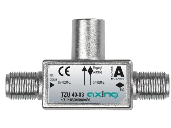 Axing TZU 40-03, Kabelspillter, 2 - 2200 MHz, Metallisk, Hankjønn/hunkjønn, A, 50 stykker