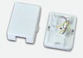 Miniatyrbild 2 av 5: Alantec *A-LAN Surface mounted p hone jack 1xRJ11 (6P4C), RJ11, Vit, Hona, Rak, Cat3, 1 styck