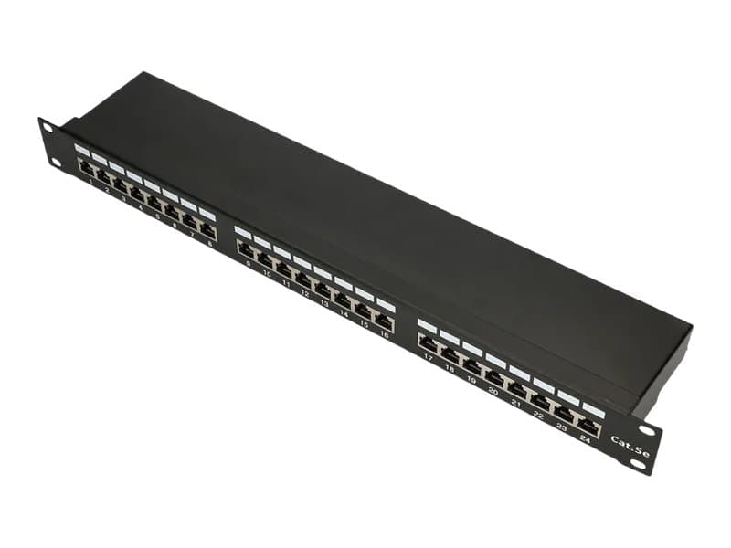 Extralink V2 - Patch-panel - rackmontering - CAT 5e - STP - RJ-45 X 24 - 1U - 19"