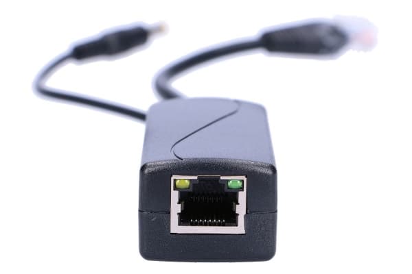 Extralink DC-DC CONVERTER 48V - 12V 1A GIGABIT POE SPLITTER, Raskt Ethernet, Gigabit Ethernet, 10,100,1000 Mbit/s, 1000/10000, IEEE 802.3af, Sort, 48