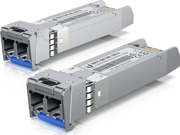 Ubiquiti UACC-OM-SM-10G-D-20 - SFP+ sändar/mottagarmodul - 10GbE - LC enkelläge - upp till 10 km - 1310 nm (paket om 20)
