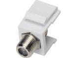 Alantec Keystone-adapter med F-kontakt, hvit ALANTEC - ALANTEC