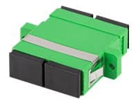 Lanberg - Nettverkkopler - SC/APC-enkeltmodus (hunn) til SC/APC-enkeltmodus (hunn) - fiberoptisk - dupleks - 9 / 125 micron - grønn (en pakke 20) - f
