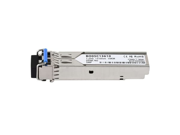 BlueOptics Aruba J4859D, Fiberoptik, 1250 Mbit/s, SFP, 10000 m, 1310 nm, Silver