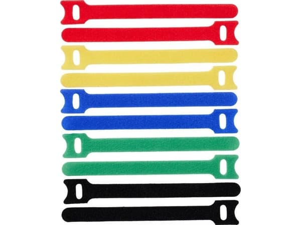 ProXtend ProXtend Hook and Loop 15cm x 12mm Multi 10pcs