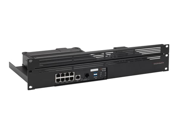 Rackmount.IT RM-PA-T7 - Monteringssats för nätverksenhet - rackmontering - black RAL9004 - 1.3U - 19"