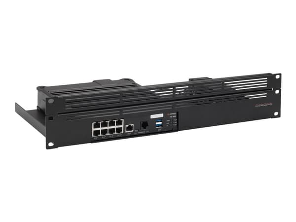Rackmount.IT RM-PA-T7 - Monteringssats för nätverksenhet - rackmontering - black RAL9004 - 1.3U - 19"