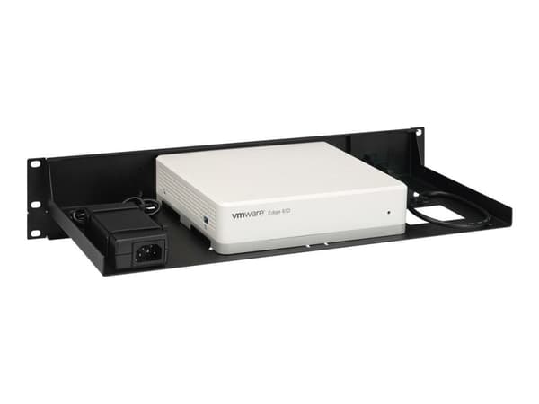 Rackmount.IT RM-DE-T1 - Monteringssats för nätverksenhet - rackmontering - black (RAL 9005) - 2U - 19" - för VMware SD-WAN Edge 610, 620, 640, 680