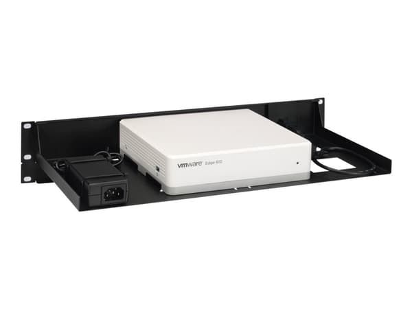 Rackmount.IT RM-DE-T1 - Monteringssats för nätverksenhet - rackmontering - black (RAL 9005) - 2U - 19" - för VMware SD-WAN Edge 610, 620, 640, 680