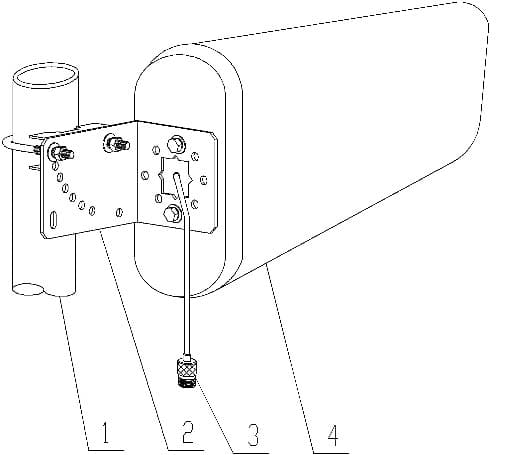 4G-/3G-antenn med 9dBi förstärkning, Pro-5000. 806-960MHz/1710-2700MHz