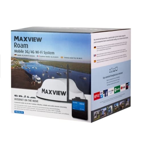 Maxview Roam Mobil 3G / 4G Wi-Fi System antenn inklusive router för husvagnar, husbilar och båt