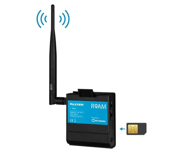 Maxview Roam Mobil 3G / 4G Wi-Fi System antenn inklusive router för husvagnar, husbilar och båt