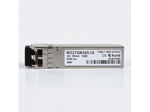 BlueOptics MMA2P00-AS-BO, Fiber optisk, SFP28, LC, 100 m, 850 nm, Sølv