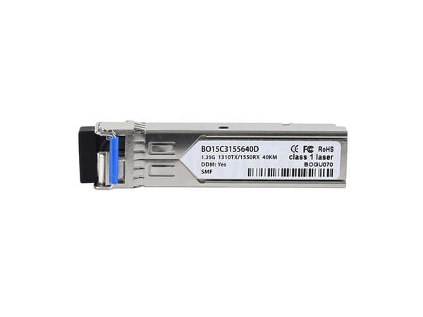 BlueOptics 1442140G2, Fiber optisk, 1250 Mbit/s, SFP, LC, BX-U, 40000 m
