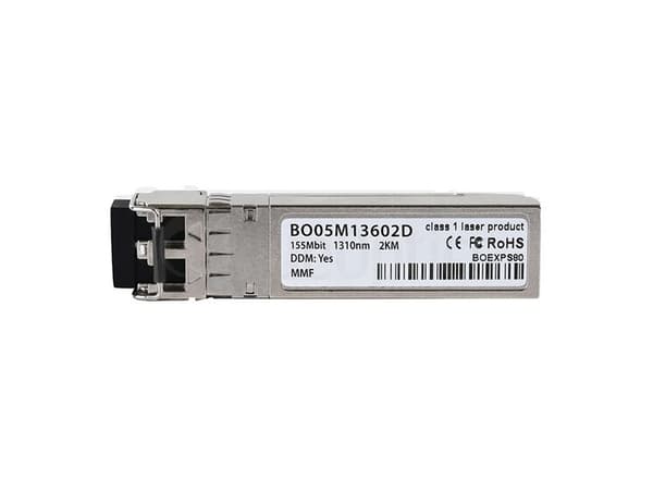 BlueOptics J9054D, Fiber optisk, 155 Mbit/s, SFP, LC, 2000 m, 1310 nm