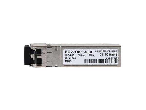 BlueOptics BO27O856S3D-BO, Valokuitu, SFP28, 300 m, 850 nm, 850 nm, 10 Gigabit Ethernet, 25 Gigabit Ethernet