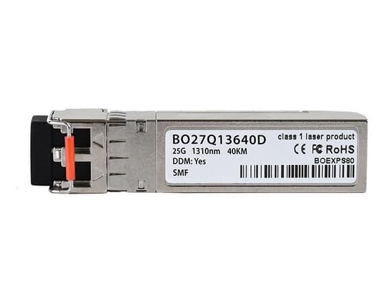 BlueOptics SFP28-25G-ER-HU-BO, Fiberoptik, 25000 Mbit/s, SFP28, LC, 40000 m, 1310 nm