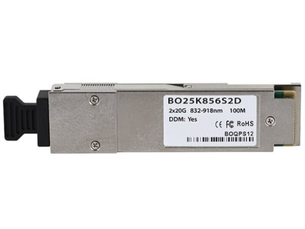 BlueOptics QSFP-40G-BD-RX-BO, Fiberoptik, 40000 Mbit/s, QSFP, 100 m, 918 nm, 40 Gigabit Ethernet