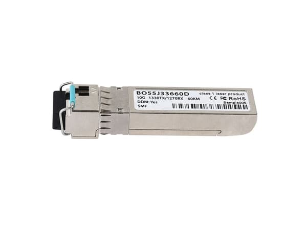 BlueOptics SFP-10G-BX-D-FR-BO, Fiberoptik, 10000 Mbit/s, SFP+, SFP+, BX-D, 60000 m
