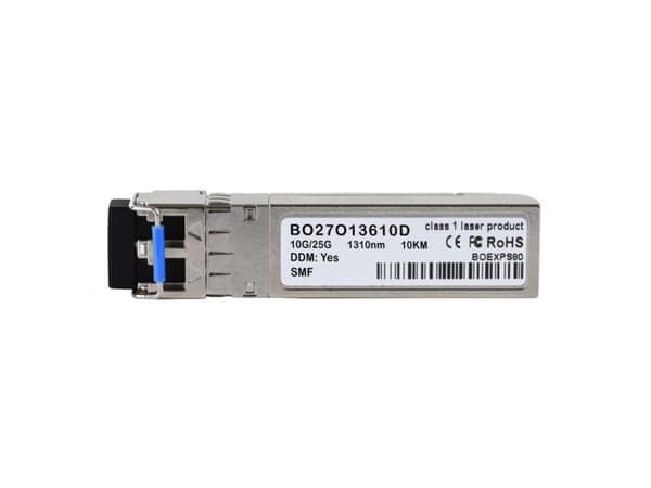 BlueOptics BO27O13610D, Fiber optisk, 25000 Mbit/s, SFP28, LC, LR, 10000 m