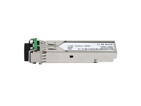 BlueOptics SFP-1000BASE-ZX-BO, Fiberoptik, 1250 Mbit/s, SFP, LC, ZX, 80000 m