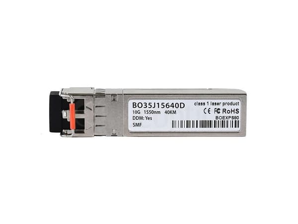BlueOptics EX-SFP-10GE-ER, valokuitu, 10000 Mbit/s, SFP+, LC, 40000 m, 1550 nm, 1550 nm
