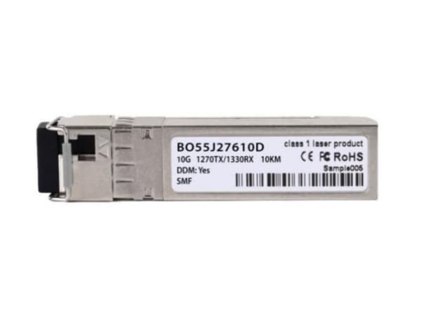 BlueOptics SFP-10G-BX-U-NG-BO, Fiberoptik, 10000 Mbit/s, SFP+, LC, 10000 m, 1270 nm