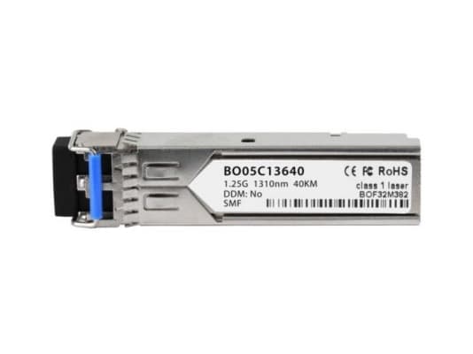 BlueOptics SFP-1G-LH-CP-BO, Fiber optisk, 1250 Mbit/s, SFP, LC, 40000 m, 1310 nm
