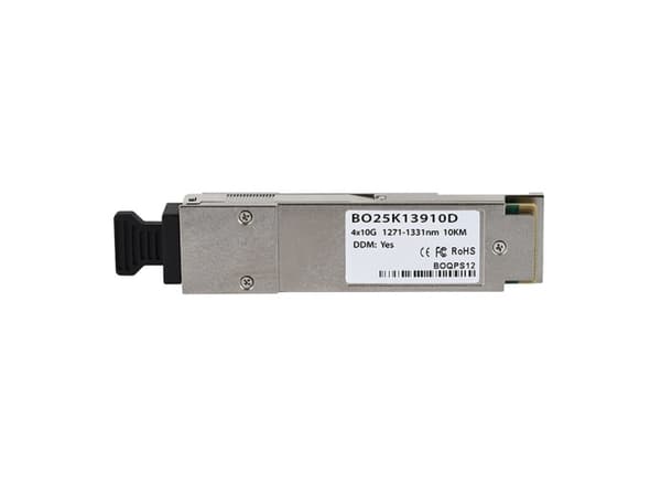 BlueOptics 407-BBQV-BO, Fiber optisk, 40000 Mbit/s, QSFP, MTP/MPO, PLR4, 10000 m