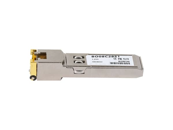 BlueOptics BN-CKM-S-T-BO, Kobber, 1250 Mbit/s, RJ-45, SFP, 100 m, Gigabit Ethernet