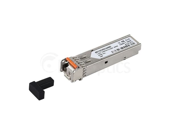 BlueOptics SPL-43-GB-BD-IDFM-BO, Fiber optisk, 1250 Mbit/s, SFP, SFP, BX-D, 40000 m